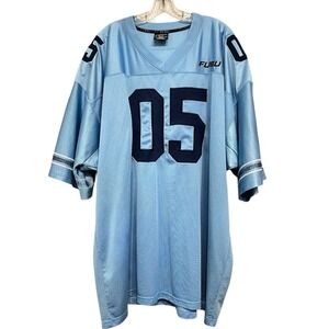 Vtg Fubu The Collection 05 Jersey 3XL Baby Blue Embroidery Y2K Hip Hop Street